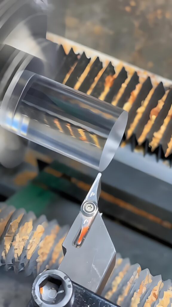 Acrylic CNC Turning