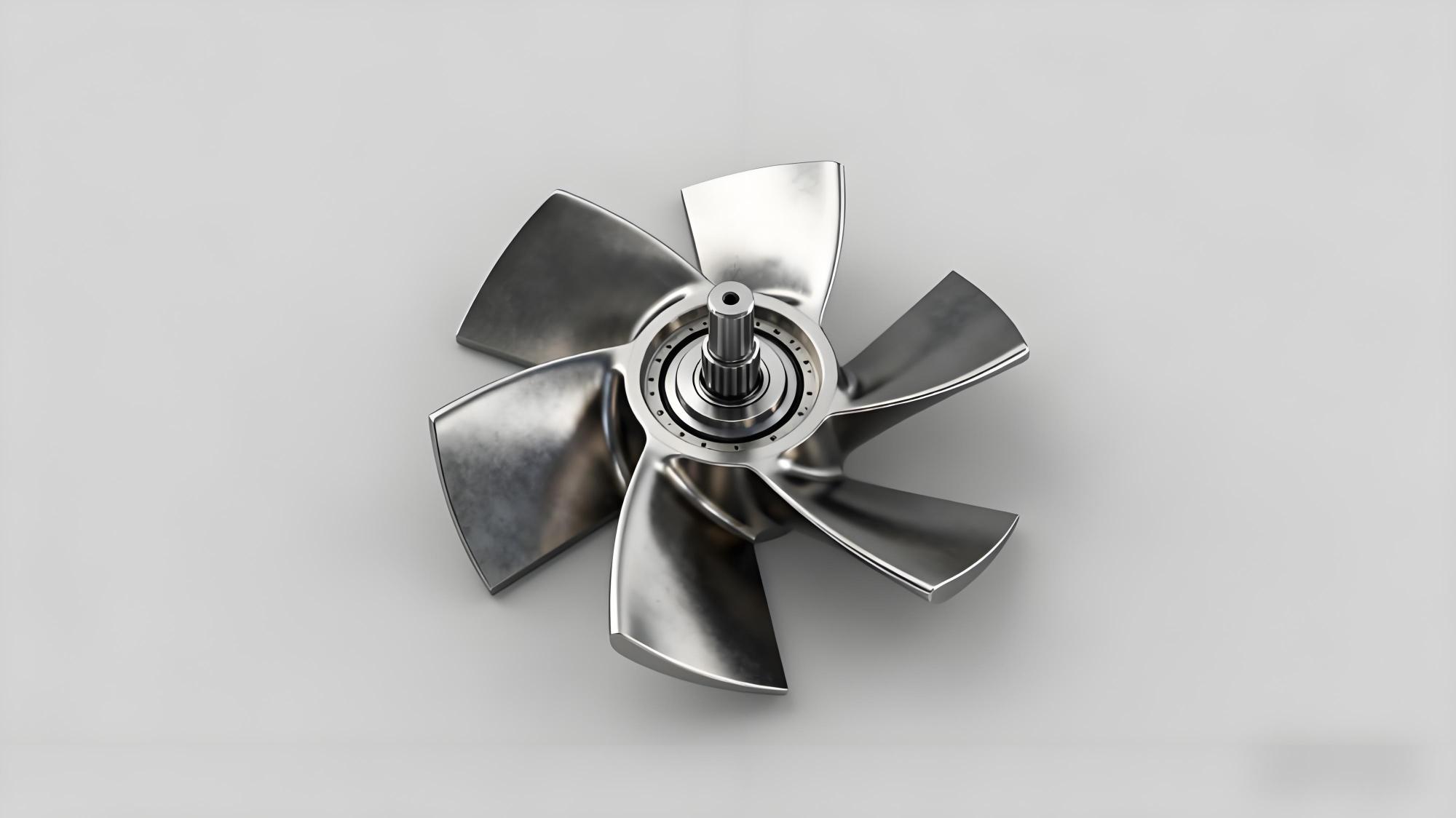 Mixed flow impeller combining radial and axial characteristics for versatile applications