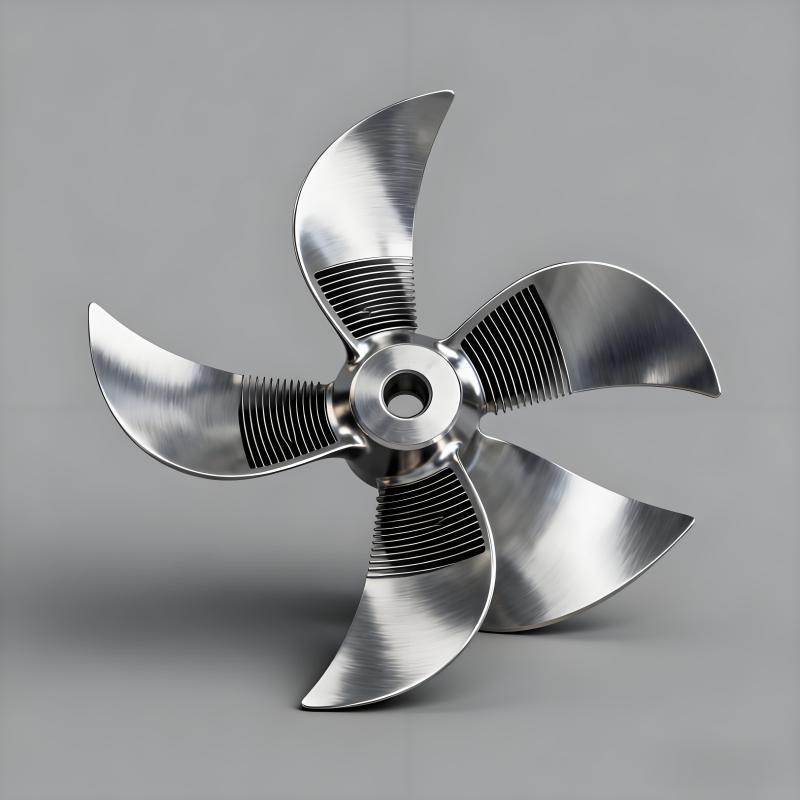 High-precision boat impeller custom machined with 5-axis CNC technology